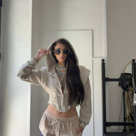 DUST LOUNGE — Layered Lace Shorts