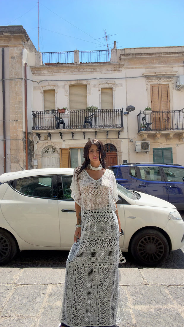 ABITO SEE-THROUGH IN PIZZO