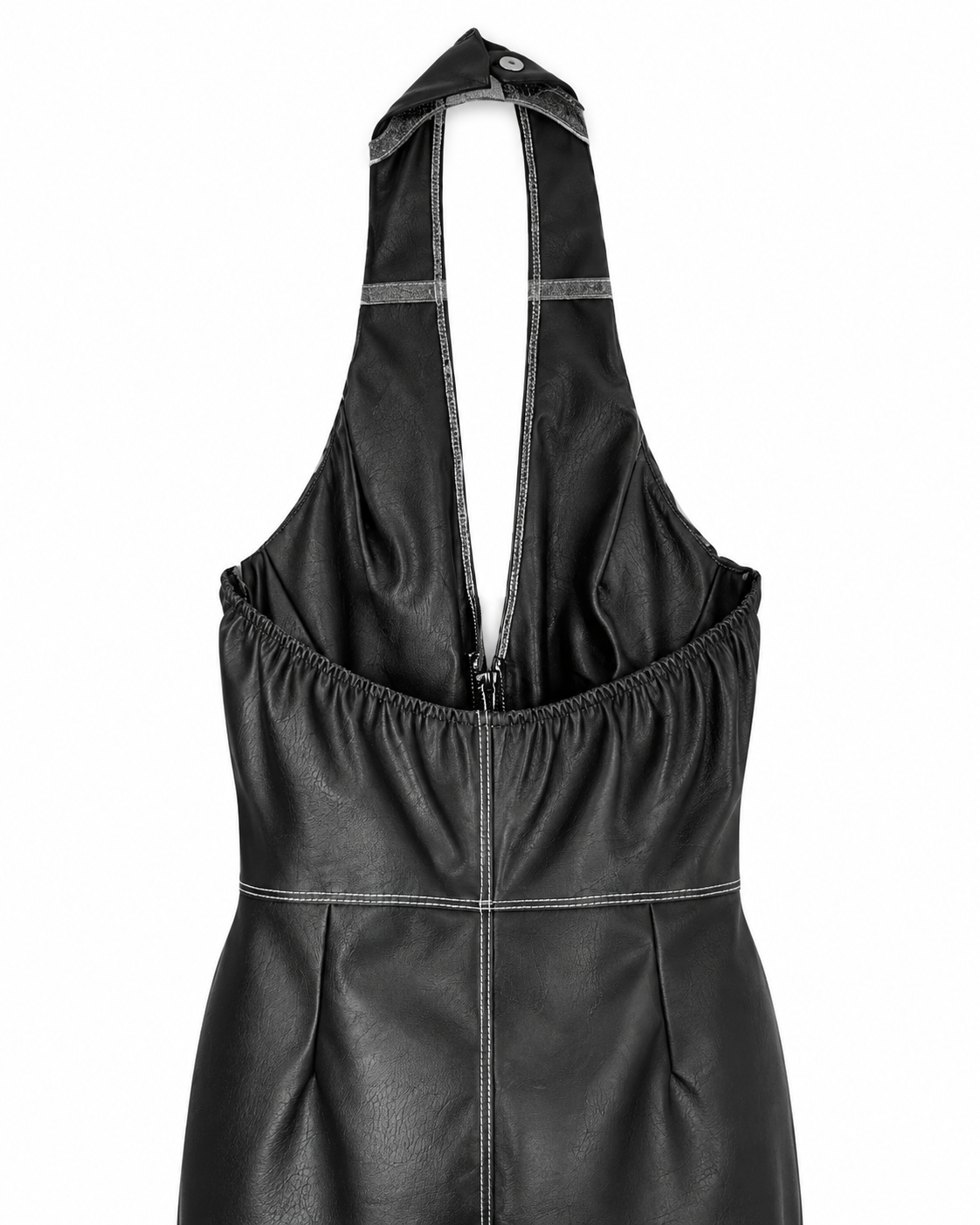 Tuta Halter in Ecopelle a Zampa