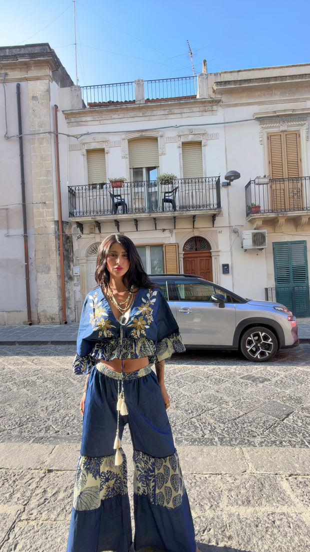Coordinato Capri Blu