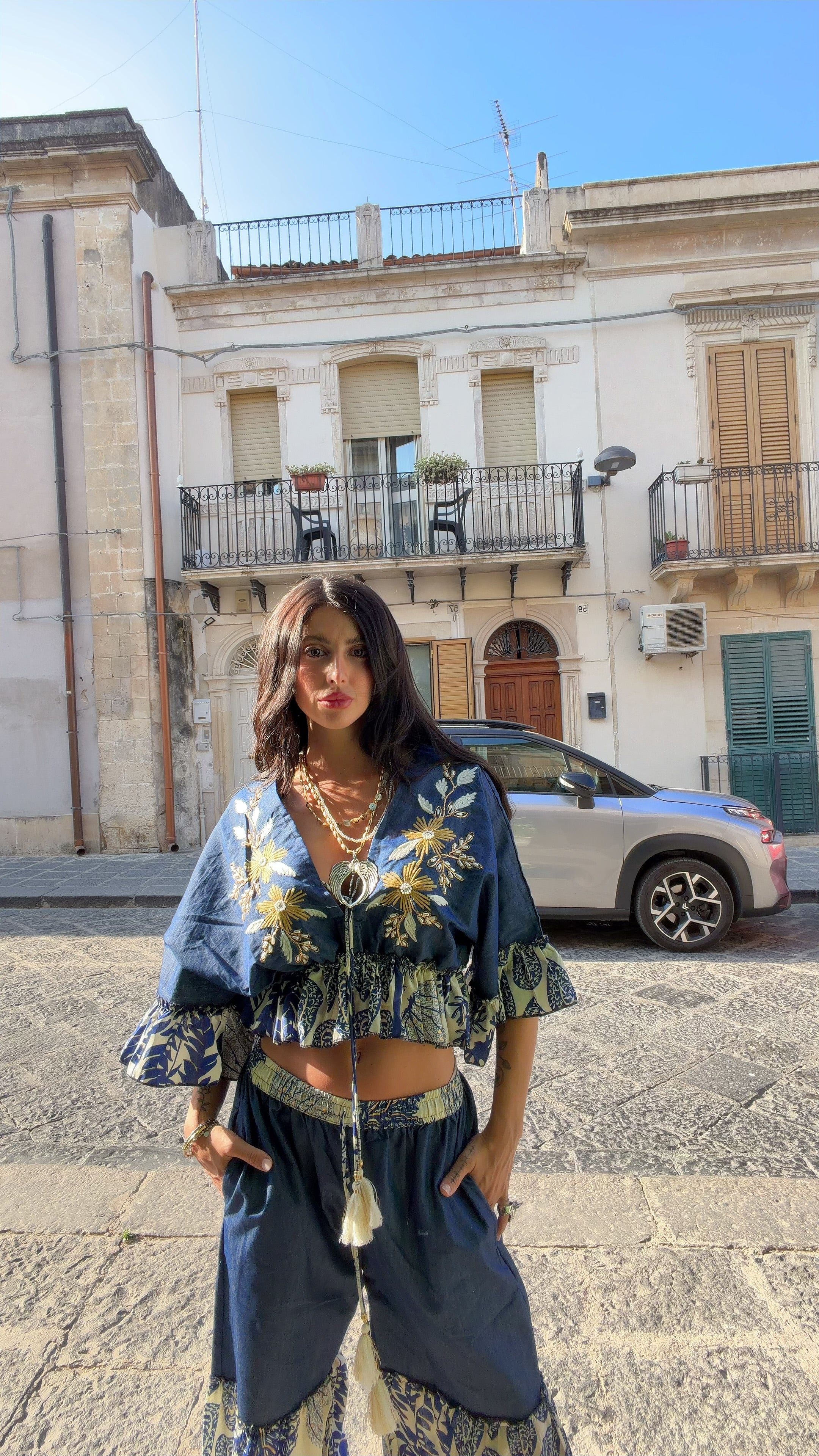 Coordinato Capri Blu