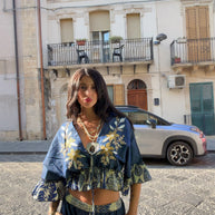 Coordinato Capri Blu