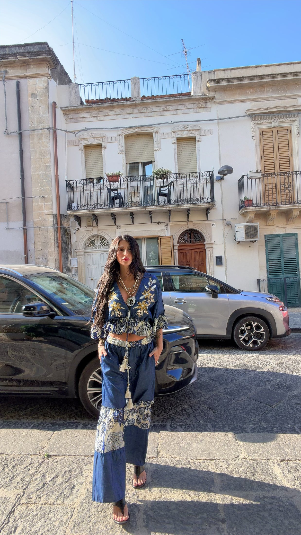 Coordinato Capri Blu