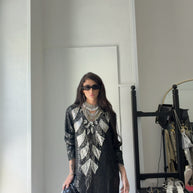 NOIR MIRAGE — Vintage Handmade Dress