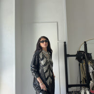 NOIR MIRAGE — Vintage Handmade Dress