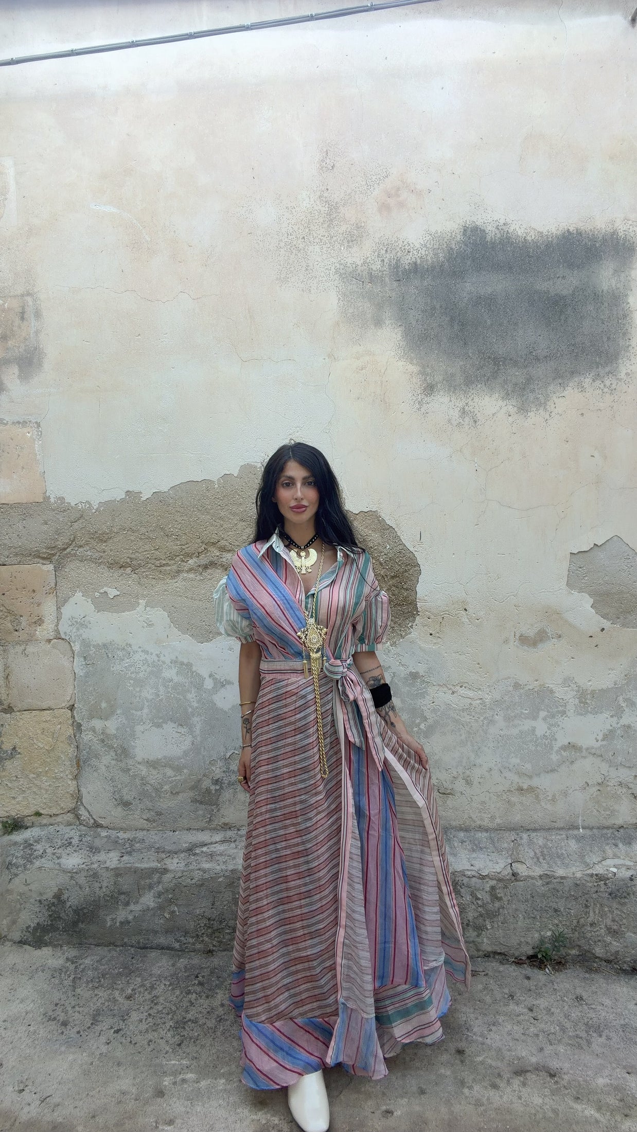 Abito Mykonos Rosa