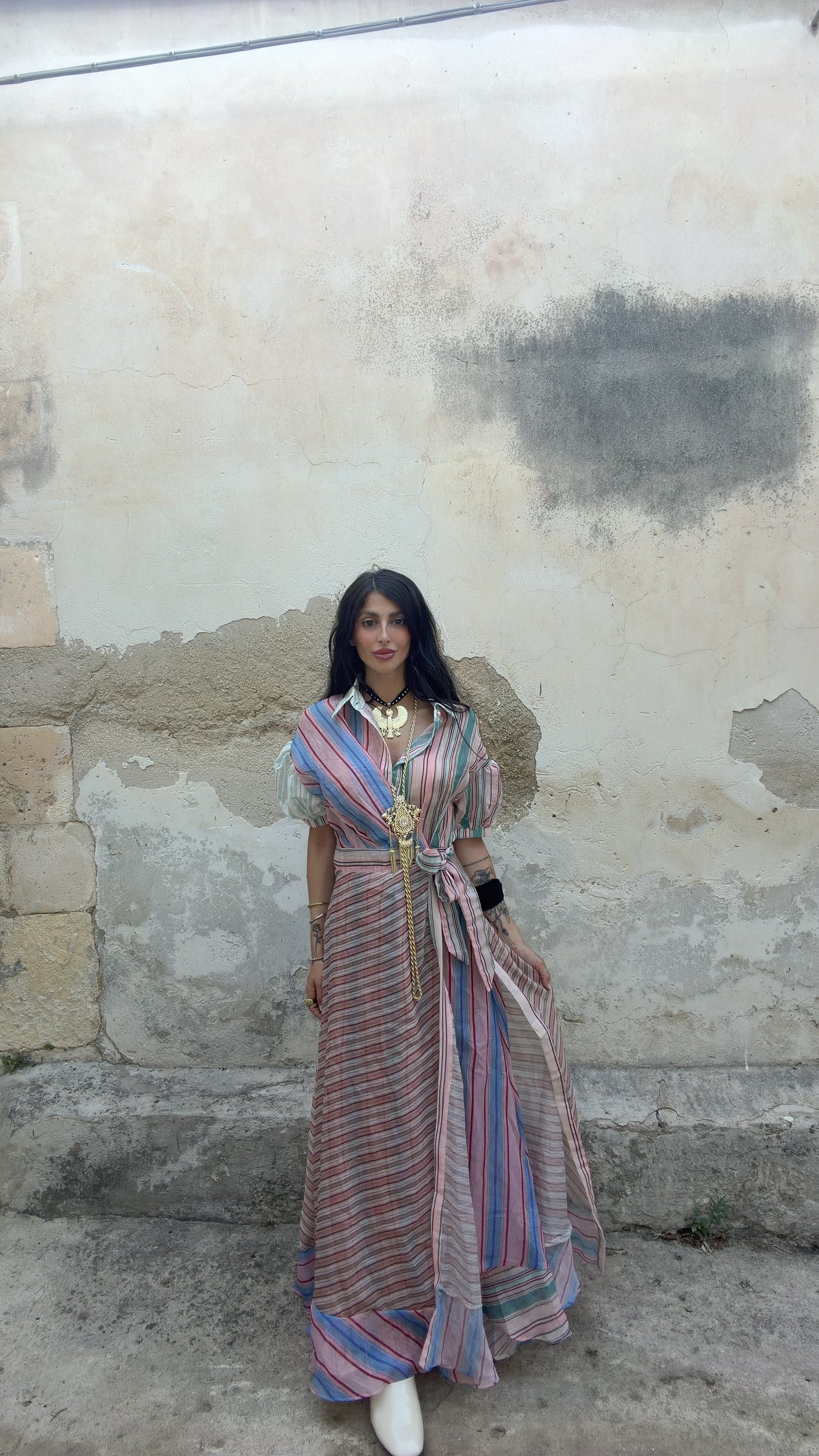 Abito Mykonos Rosa