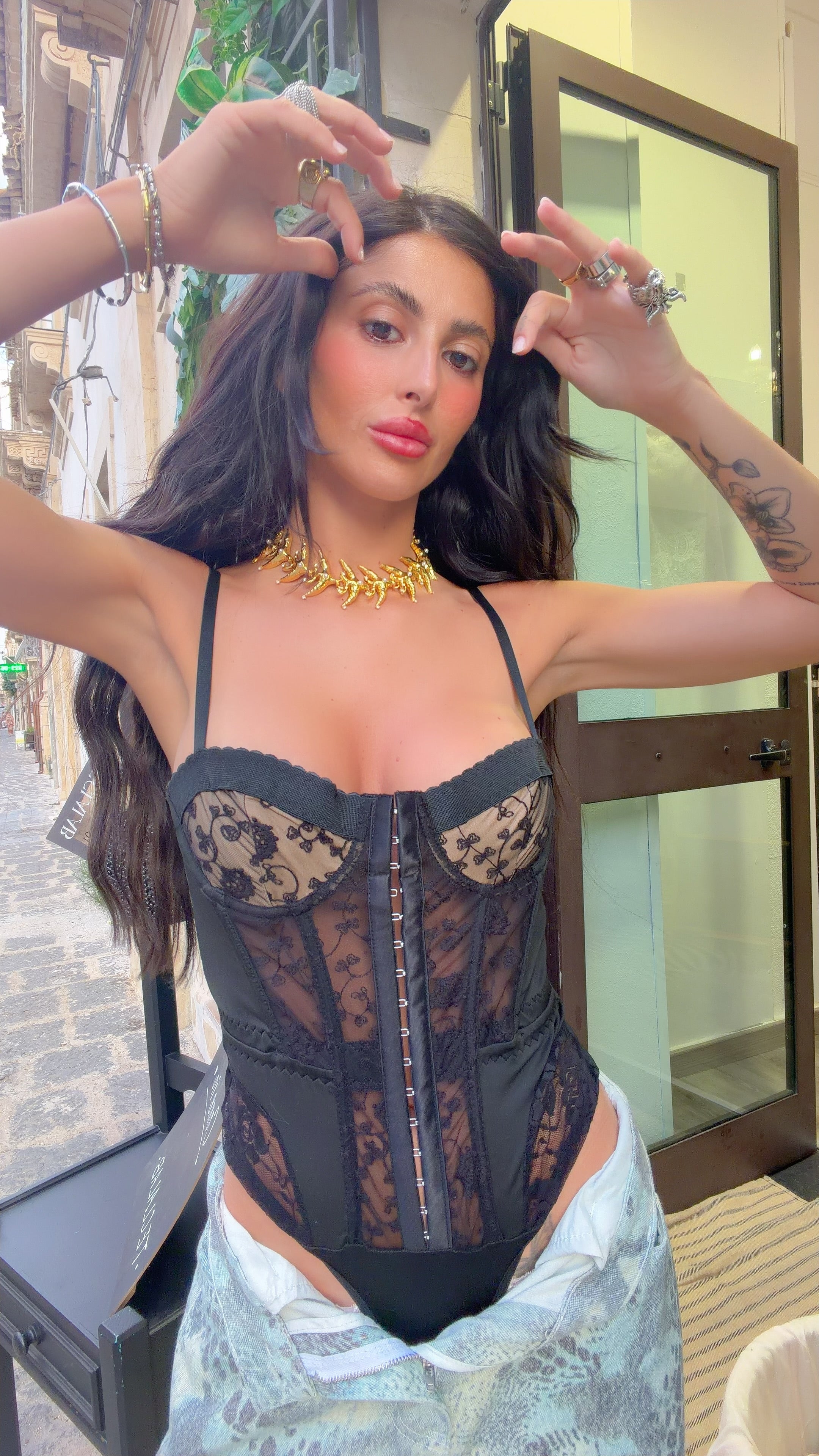 Corpetto Natural VIBES BLACK
