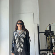 NOIR MIRAGE — Vintage Handmade Dress