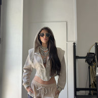 DUST LOUNGE — Layered Lace Shorts