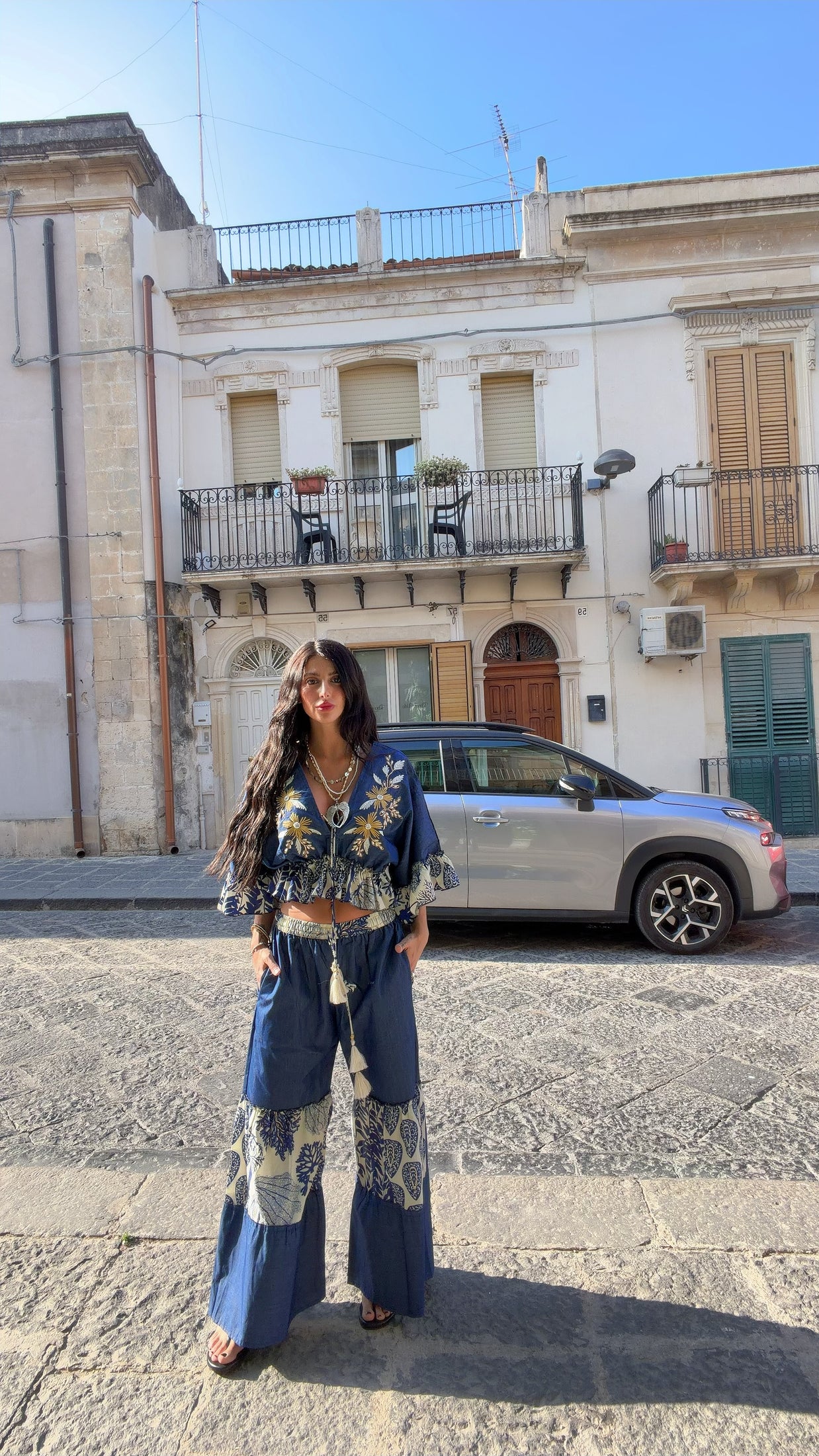 Coordinato Capri Blu