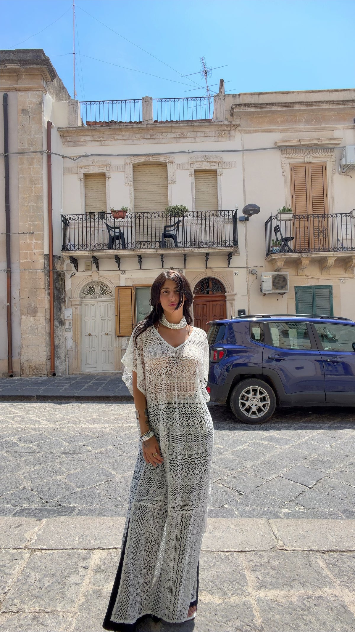 ABITO SEE-THROUGH IN PIZZO