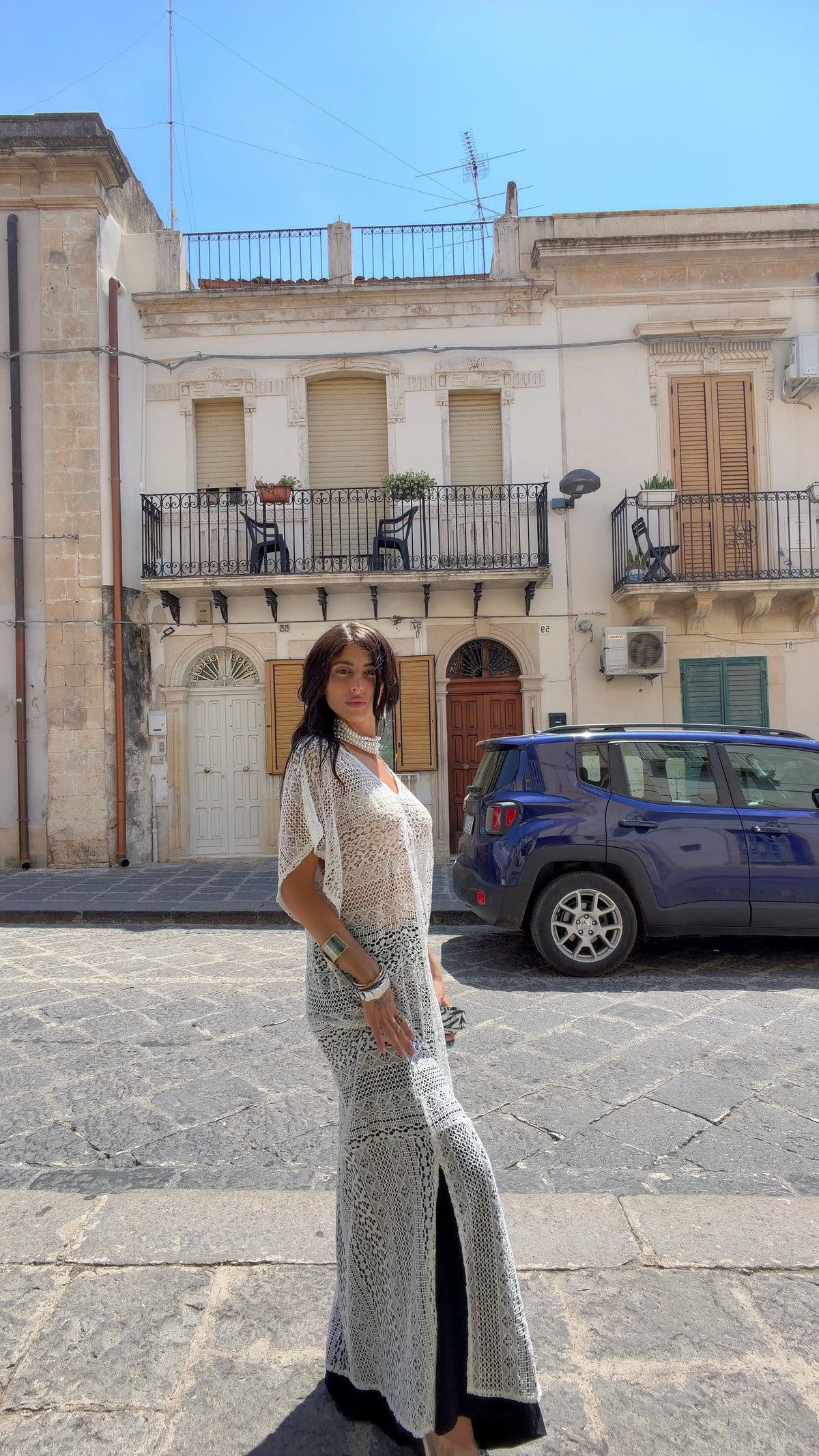 ABITO SEE-THROUGH IN PIZZO