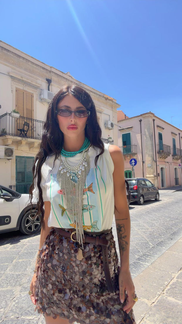 T-shirt Azzurra