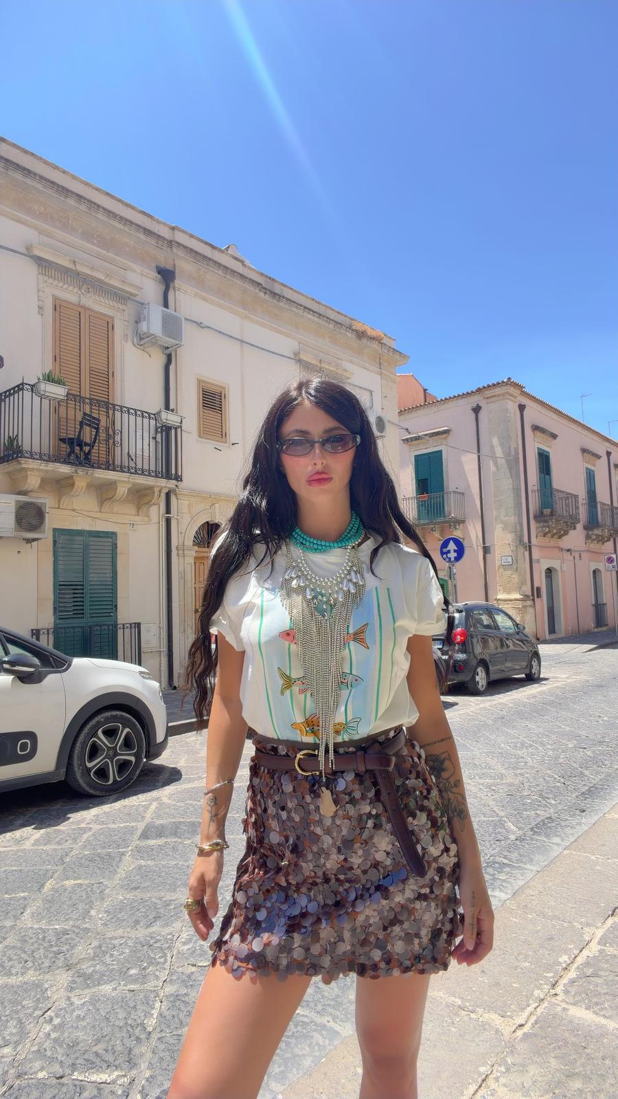 T-shirt Azzurra