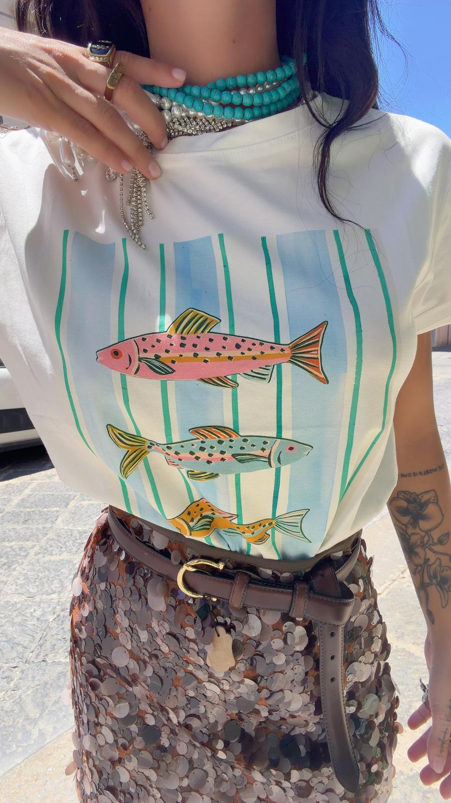 T-shirt Azzurra