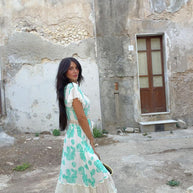 VESTITO menta&pizzo