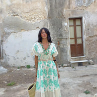 VESTITO menta&pizzo