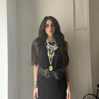 GILET A COSTINE NERO