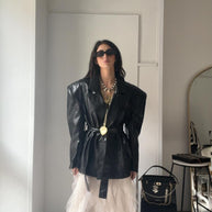 BLAZER ECOPELLE NERO