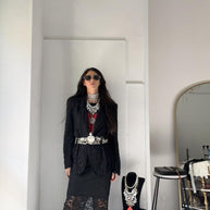 COORDINATO PIZZO NERO