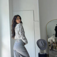 JEANS GRIGIO BOTTON