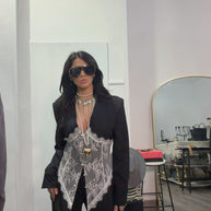 COORDINATO PIZZO NERO