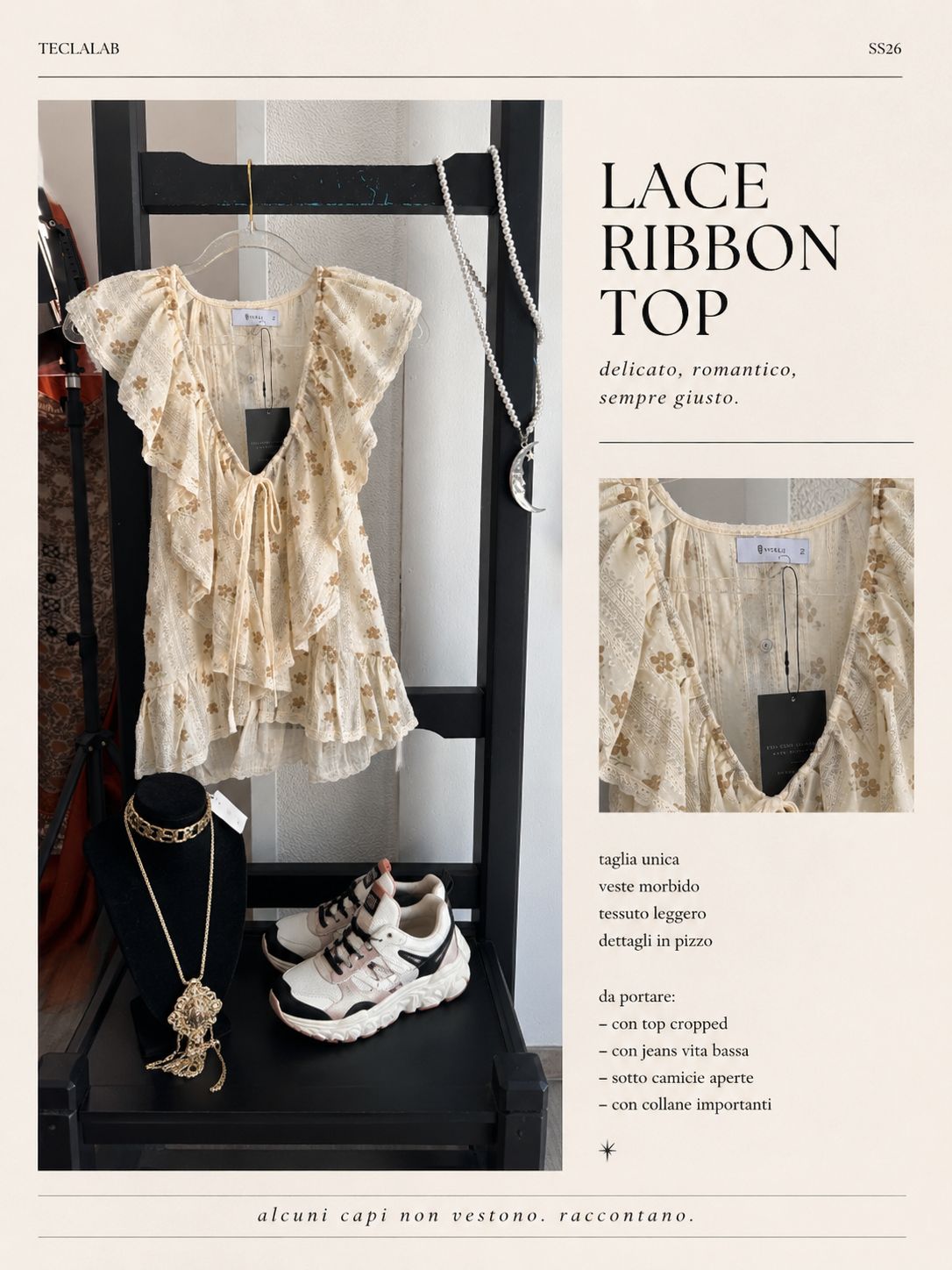 Top  LACE RIBBON