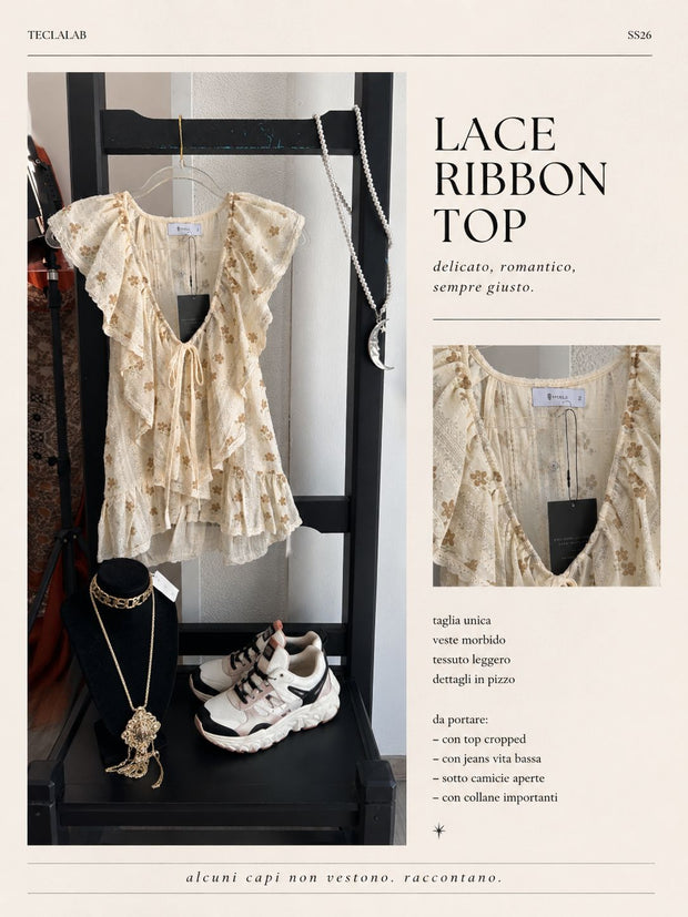 Top  LACE RIBBON