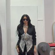 COORDINATO PIZZO NERO