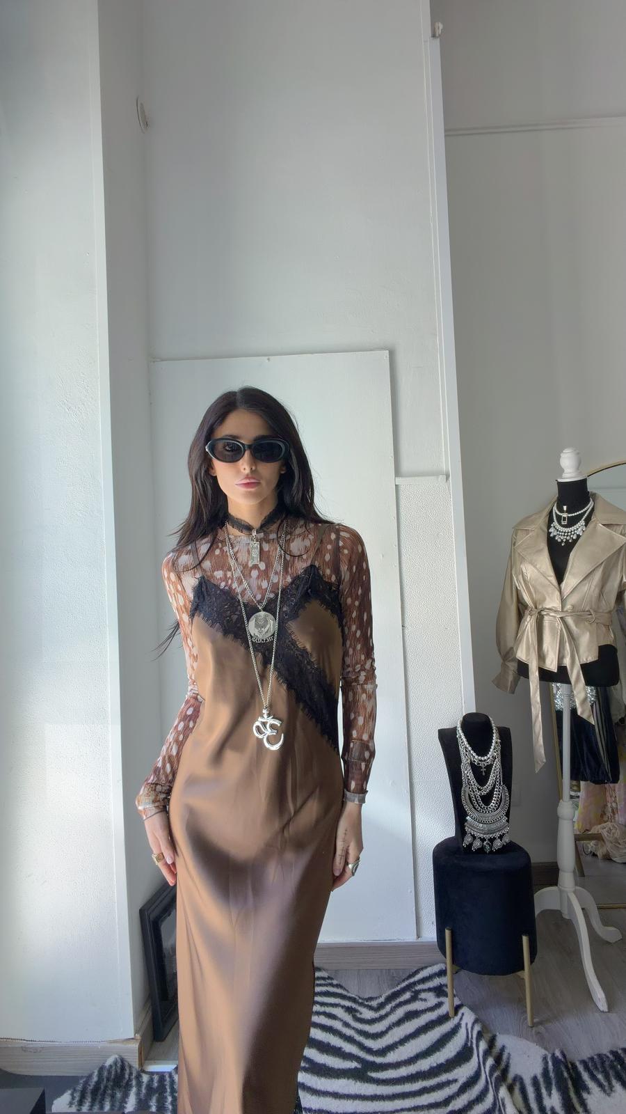 ABITO MOCHA LACE