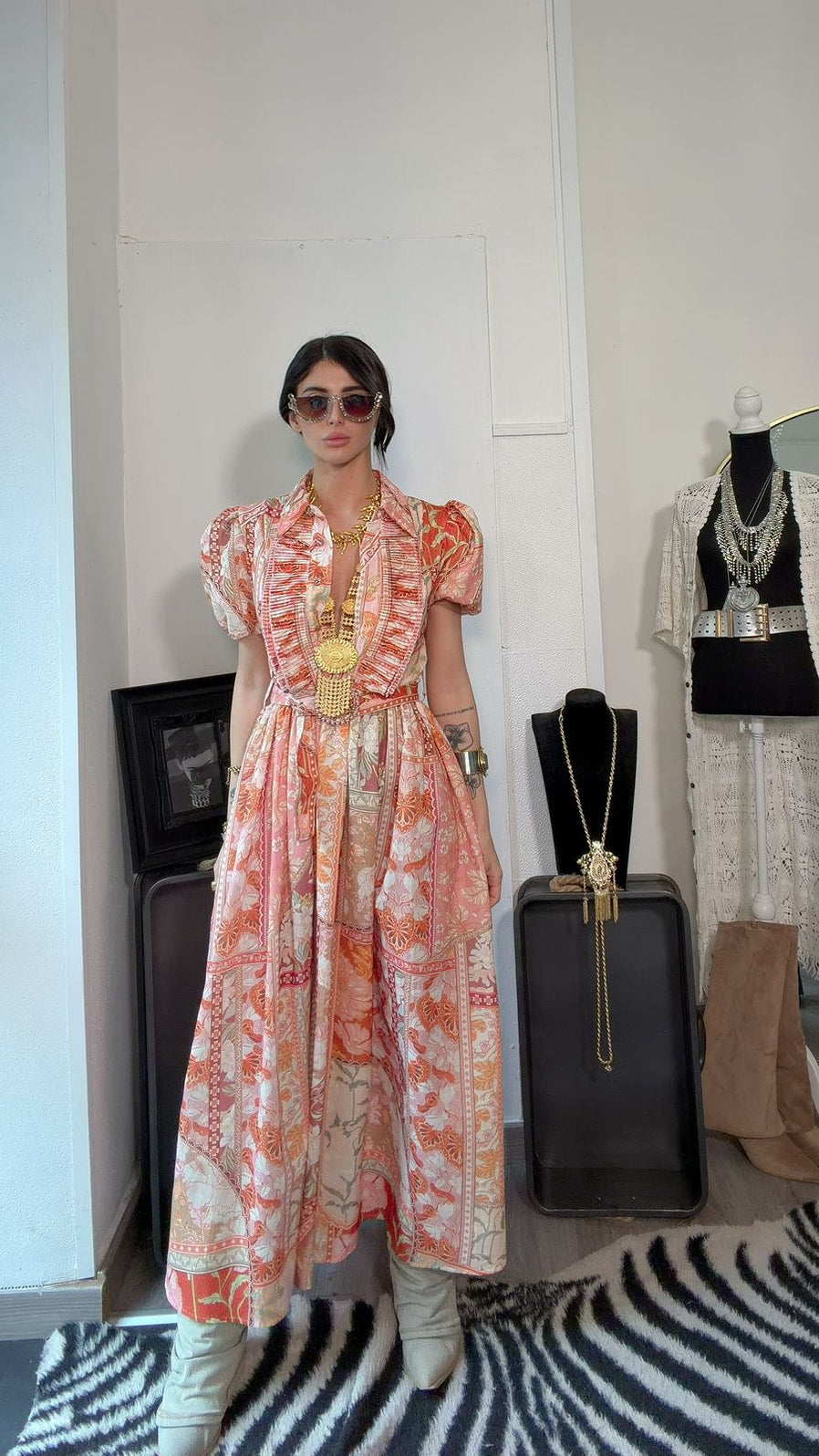 ABITO BOHO CORAL