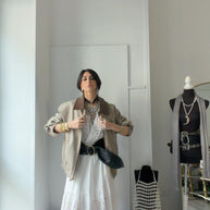 ABITO WHITE SILK
