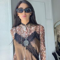 ABITO MOCHA LACE
