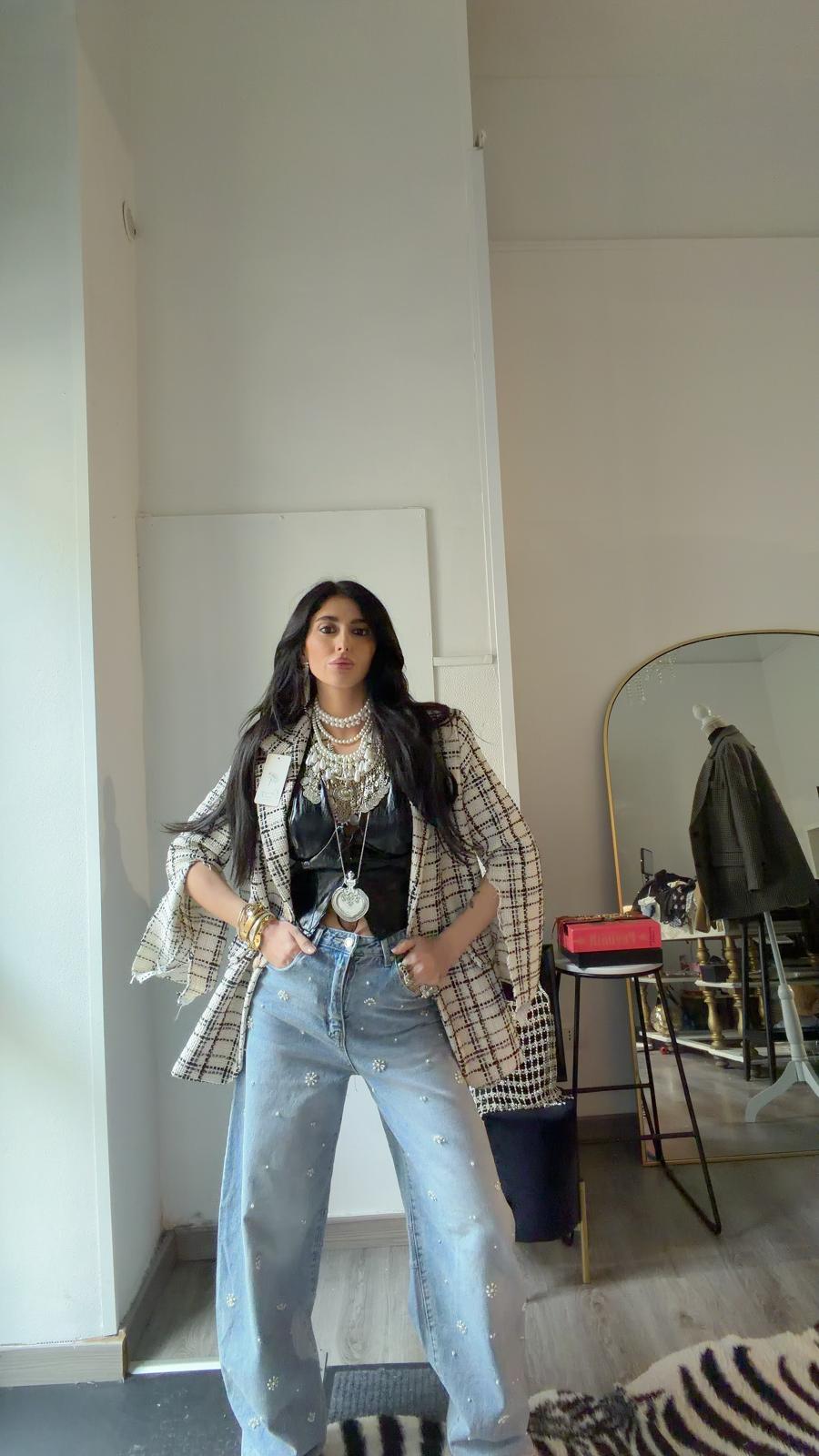 BLAZER REWORKED TWEED