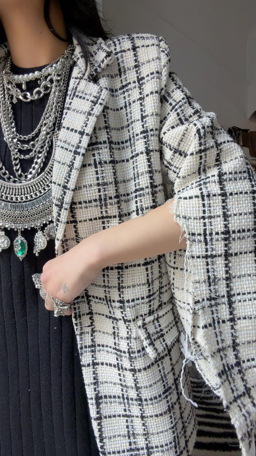 BLAZER REWORKED TWEED