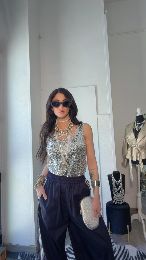 CANOTTA PAIETTES SILVER
