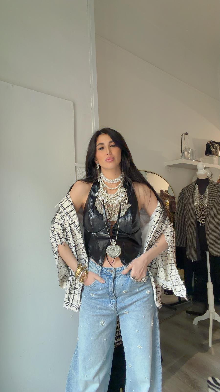 BLAZER REWORKED TWEED