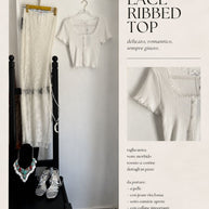 MAGLIA LACE RIBBED