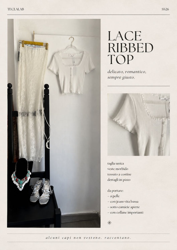 MAGLIA LACE RIBBED