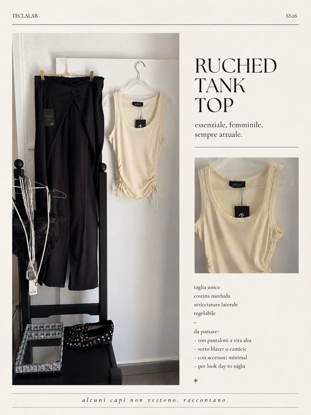 Canotta RUCHED TANK