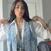 GILET BOHO DENIM