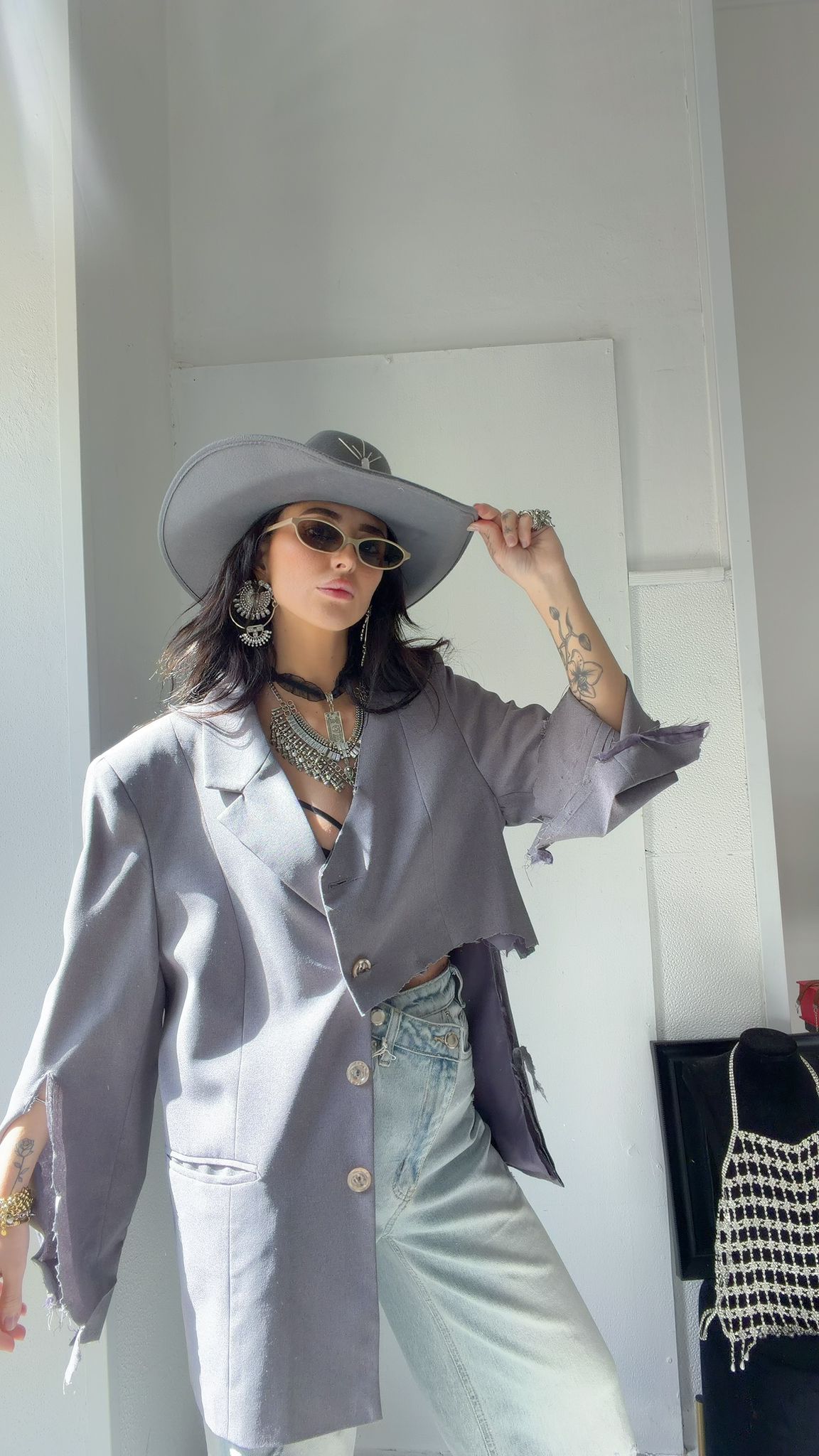 GIACCA VINTAGE GRIGIA