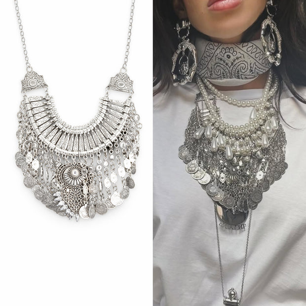 COLLANA ORACOLO D'ARGENTO