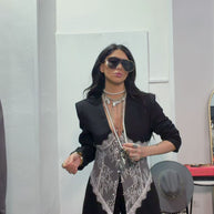 COORDINATO PIZZO NERO