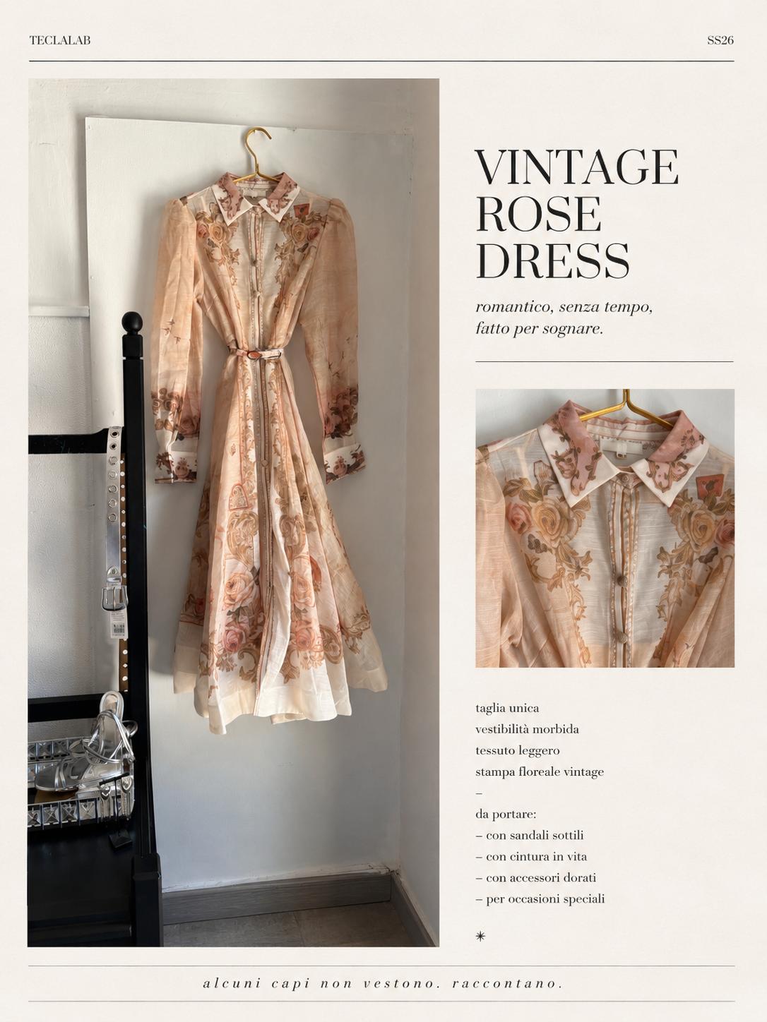 ABITO VINTAGE ROSE