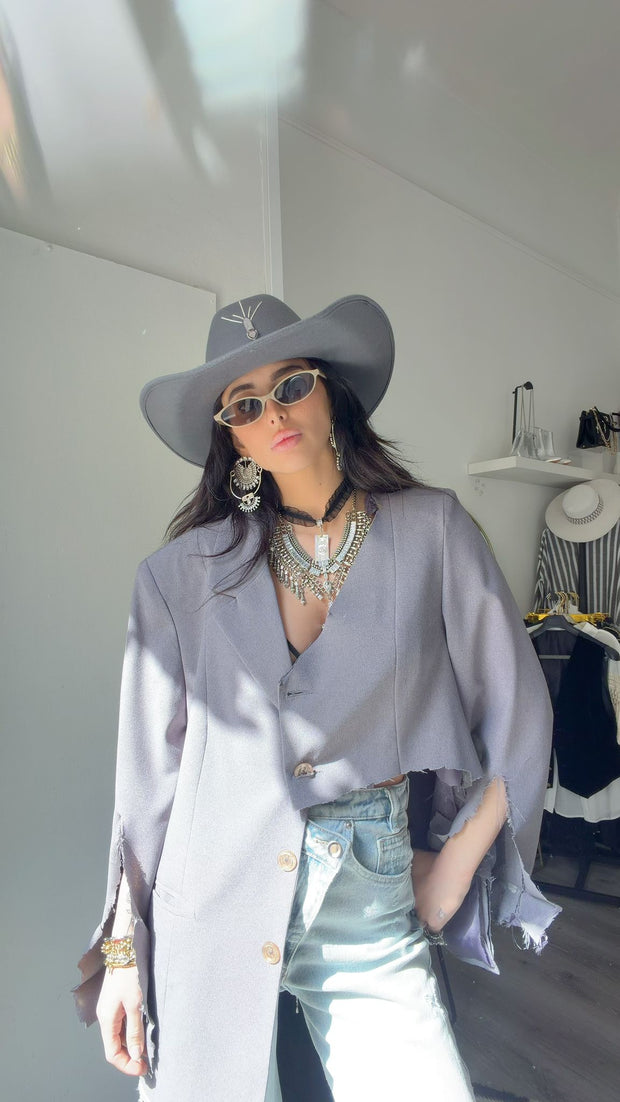 GIACCA VINTAGE GRIGIA