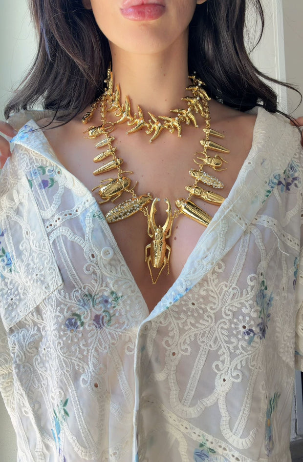 COLLANA LUNGA INSECTA LUX