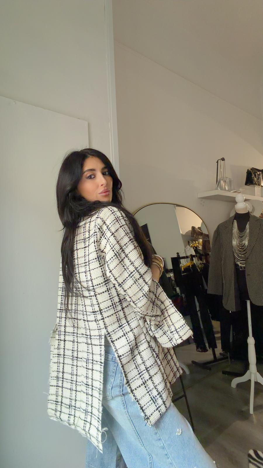 BLAZER REWORKED TWEED