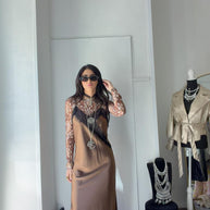 ABITO MOCHA LACE